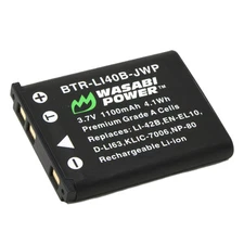 Wasabi Power Battery for Casio NP-80, NP-82