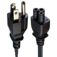 Linetek 125V-7A 3-Foot 3-Prong AC Power Cord Cable - Black