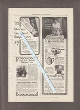 1914 STERNAU/Sterno CHRISTMAS Magaz AD~STOVE/Grill/COFFEE POT~Shirley Suspenders