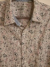 Nick Graham Everywhere Colorful Performance Stretch Modern Fit Button Up mens XL