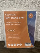 1.5 Mil Thick Plastic Mattress Bags for Moving Mattress Storage Bag Twin or Full