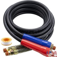 15Ft Heavy Duty Air Line Hose Assembly Set Trailer Truck Tractor Parts Brass New