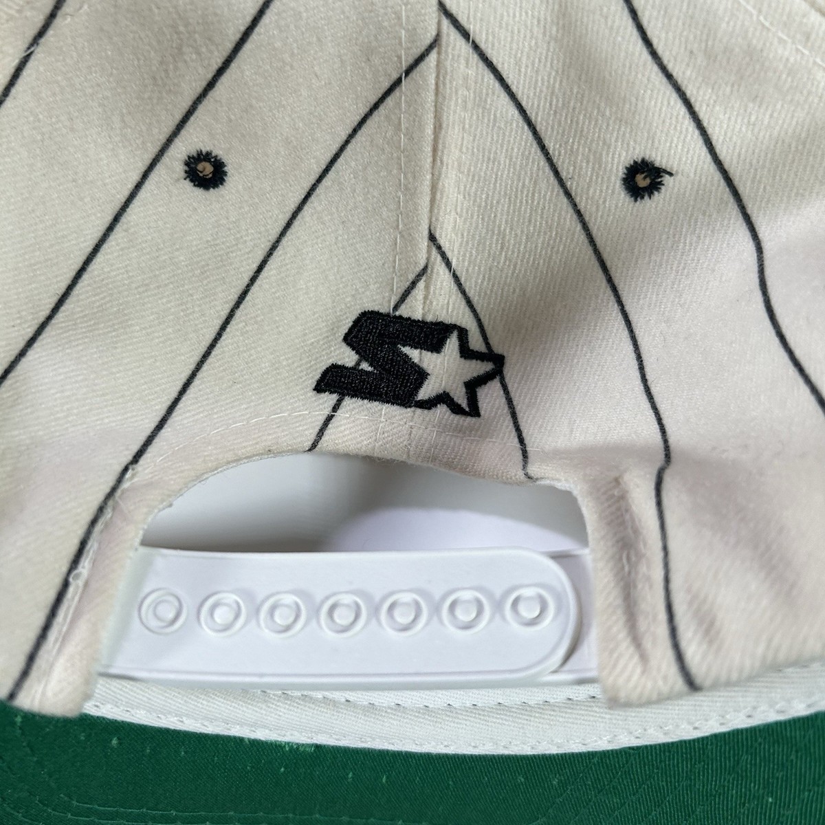 VTG Starter Chicago White Sox Snapback Hat MLB 100% Wool Pinstripe