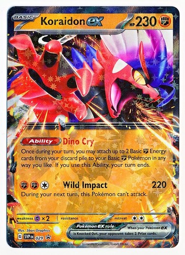 Pokemon Scarlet & Violet Series - All Black Star Promos - NM or Better- You Pick