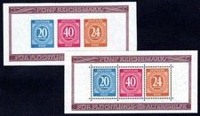 ALLIIERTE BESETZUNG 1946 BLOCK12A,B * ALTERSHILFEBLOCKPAAR TADELLOS (08184