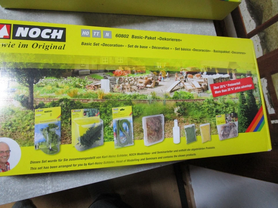NochH0/TT/N 60802 Basic Paket Dekoration Landschaftsbau NEU OVP