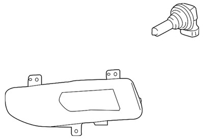 Genuine Nissan Fog Lamp Assembly 26155-8995F