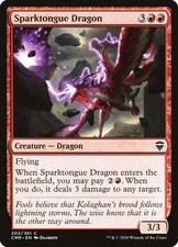 Sparktongue Dragon - Foil NM MTG Commander Legends