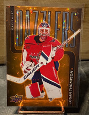2025-26 Upper Deck series 2 Orange Dazzlers Logan Thompson Washington Capitals
