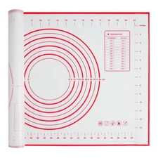 16"x24" Non-Slip Pastry Silicone Baking Mat for Rolling Dough Pie Crust Fondant
