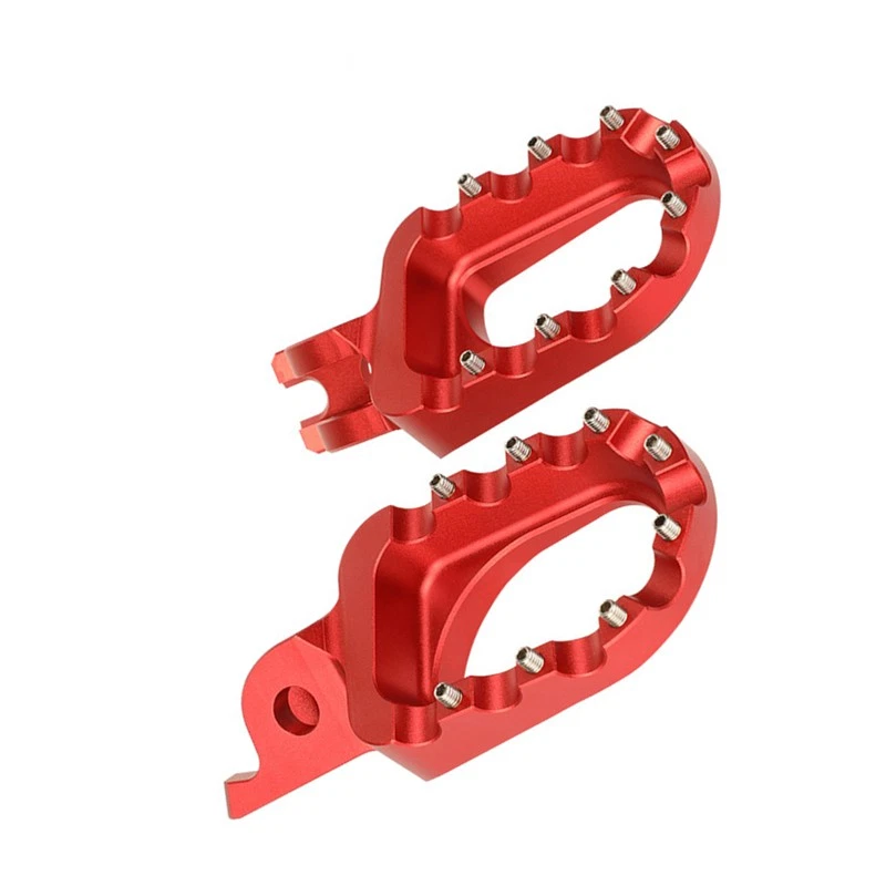 2x Reposapiés de aluminio para motocicletas Honda todoterreno motocicletas motocross Foto 3 de 4