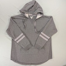 Maurices Women's Light Gray Pullover Hoodie Sweatshirt Size Large