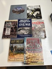 Civil War Book lot of 7, The Civil War A Narrative, Grant comes east, Gettysburg