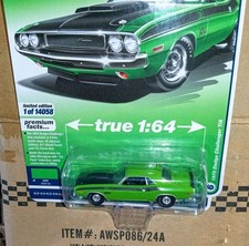 2022 AUTO WORLD 1970 DODGE CHALLENGER T/A Green Mopar
