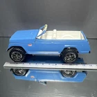 Vintage Tonka Jeepster Blue Pressed Steel Toy Truck Jeep 4x4 Convertible USA 70s