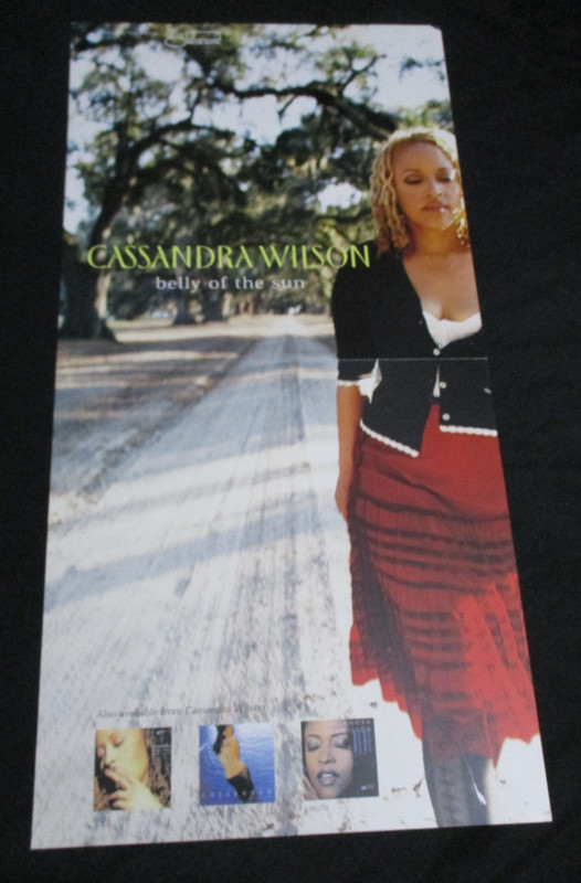 Cassandra Wilson – Belly Of The Sun 12X24 Flat Promo Poster 2002 AKA 12X12 RARE