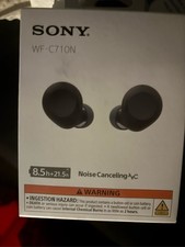 Sony WF-C710N Wireless Noise Canceling Bluetooth Earbuds Black