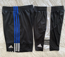 Lot of 2 - adidas Athletic Shorts, Youth Medium 10-12 , Black