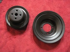 Oldsmobile 3 Groove Crank Water Pump Pulleys Wac 350 400 455 Ke Ks