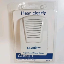 Clarity Super Loud Phone Ringer SR100 New but Packaging Broke See Pictures