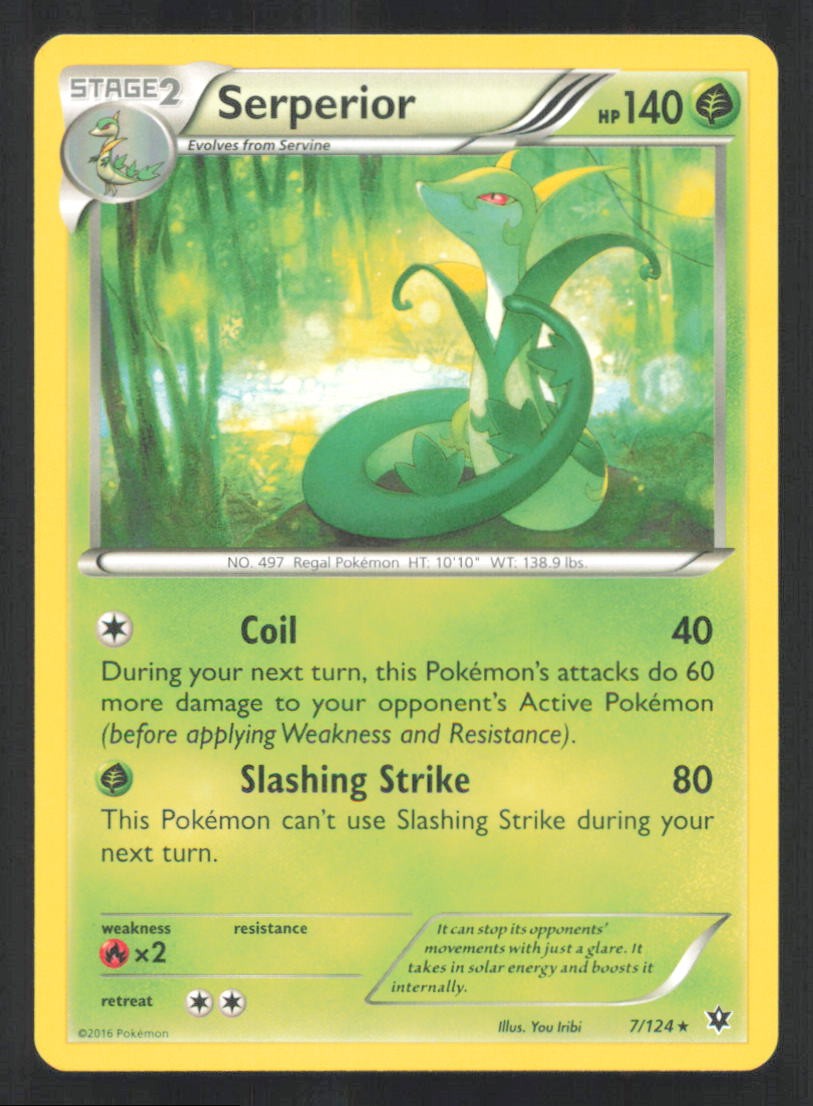 Pokemon Serperior [FCO - 7/124 LP]