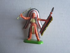 1971 Britains Plastic/Metal Base Native American Indian Chief