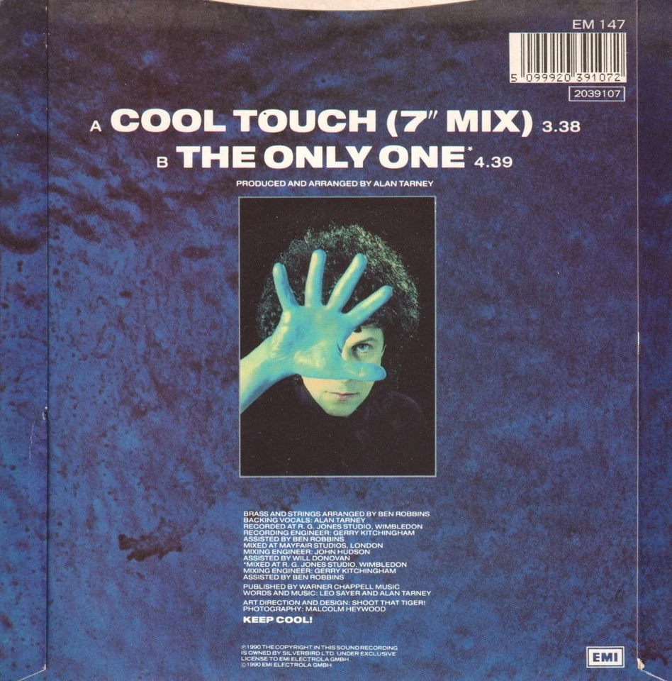 Leo Sayer Cool Touch 7" Vinyl UK EMI 1990 Pic Sleeve EM147 - Bild 2 von 3