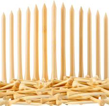 110 Pcs Bamboo Golf Tees 3.25 Inch - Biodegradable Long and Tall Tees