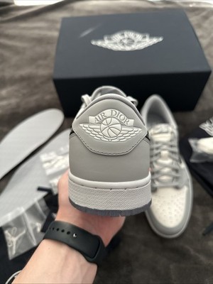 Size 15 - Air Jordan 1 Low X Dior New In Box With Extras (Box Is