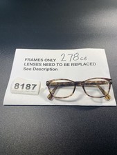 COACH HC 6065 5287 Designer Eyeglasses Confetti Light Brown 49-17-135 Tortoise