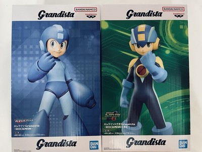 Mega Man / Mega Man.EXE Grandista Figurenset Banpresto Rockman Serie Japan Neu
