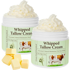 Beef Tallow for Skin, Beef Tallow, Grass Fed Beef Tallow, Whipped Beef Tallow fo