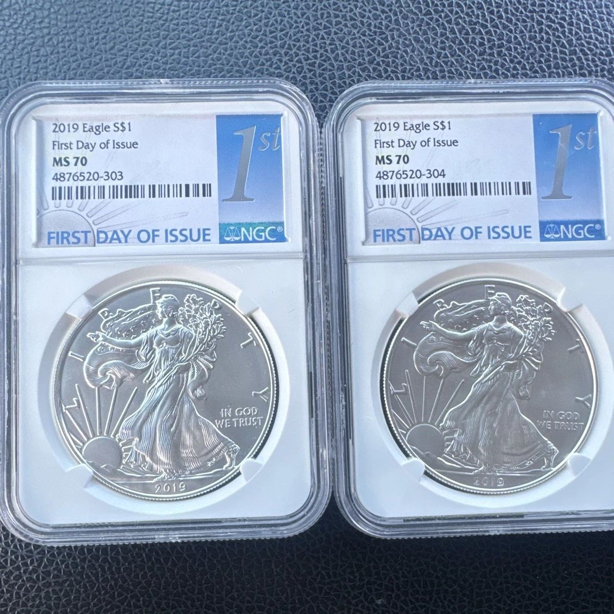 American Eagle MS 70 Graded 2019 Silver Bullion Coins for sale | eBay