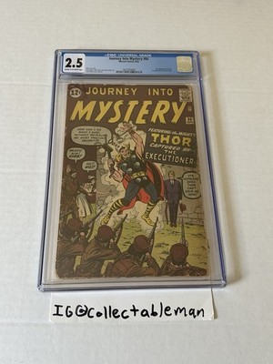 JOURNEY Into MYSTERY #84 CGC 2.5  1ST JANE FOSTER 2ND THOR! Marvel Comic 1962