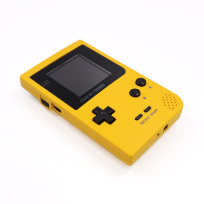 GameBoy Yellow Backlight LCD Highlight System Nintendo GameBoy Pocket Console