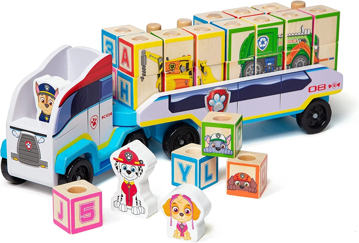 Paw patrol alphabet deals and puzzle blocks