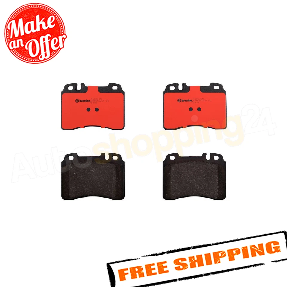 Pastillas de freno de disco delanteras de cerámica Brembo P50022N para Mercedes-Benz SL600 1994-1999 Foto 2 de 4