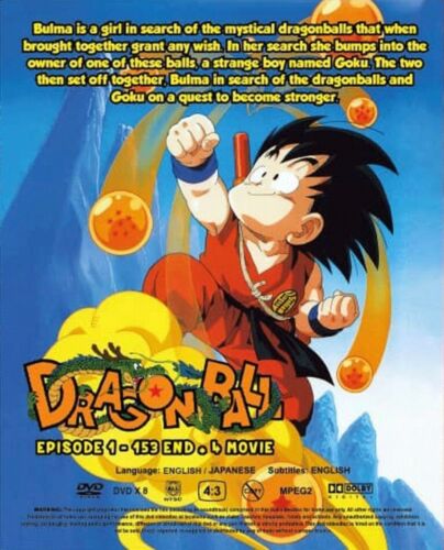 Dragon Ball Complete Animated TV Series Collection + 4 Movies Japanese Anime DVD - Picture 2 of 7