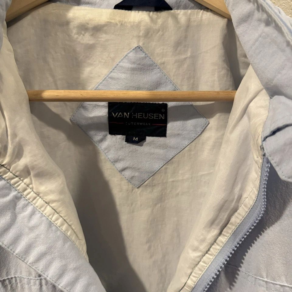Chaqueta vintage años 90 azul van heusen Foto 4 de 4
