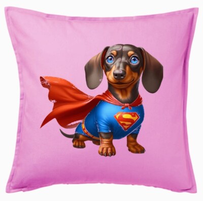 Kissenbezug Pink Dackel Dachshund Teckel Jagdhund Jagt Dackelwelpe Dackel 402906