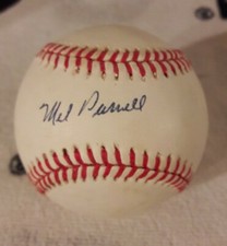 Mel Parnell Boston Red Sox Autographed Hand Signed MLB Rawlings Baseball PSA DNA