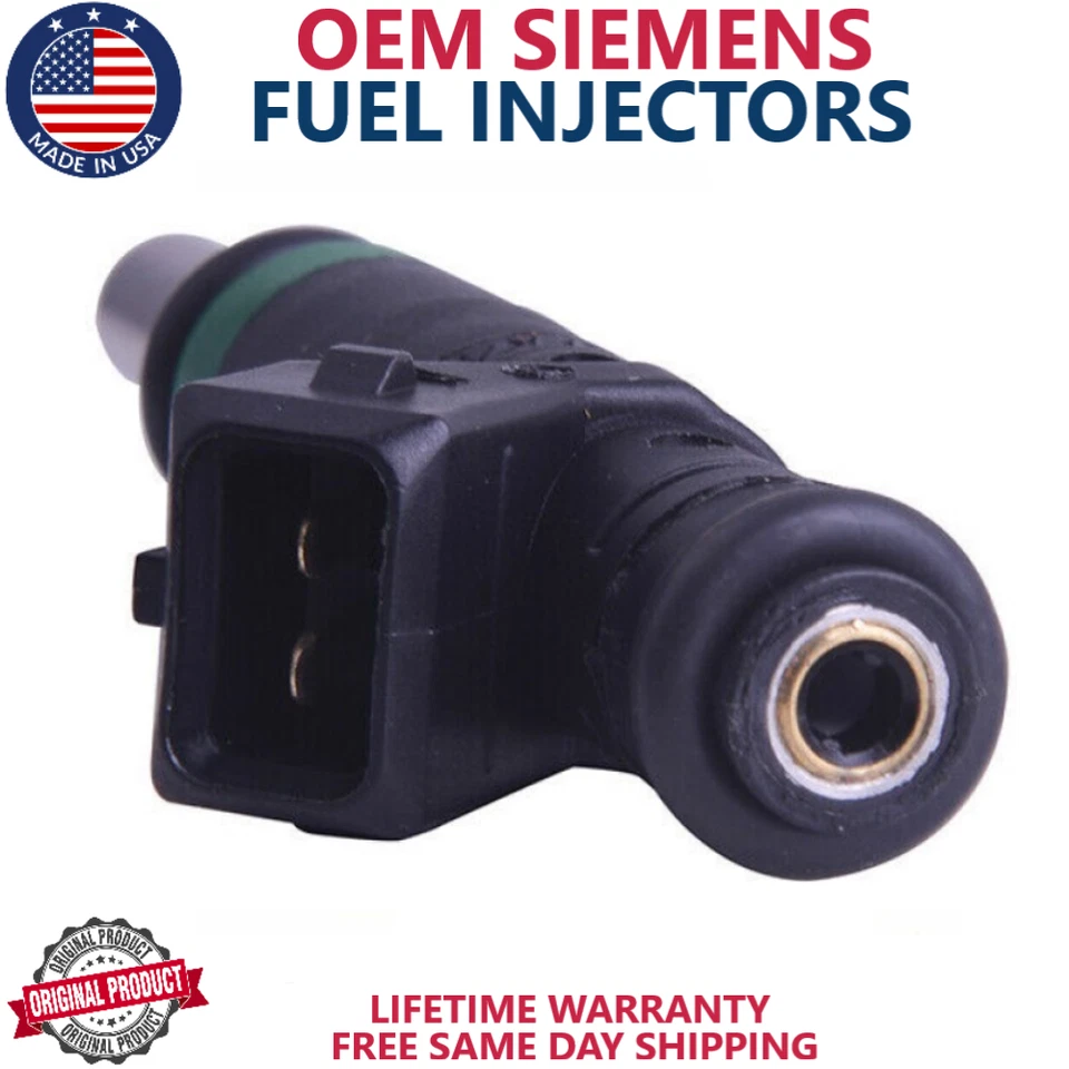 x8 GENUINE SIEMENS Fuel Injectors For 2004, 2005 BMW 745Li 4.4L V8 #7525721 - Image 4 of 4