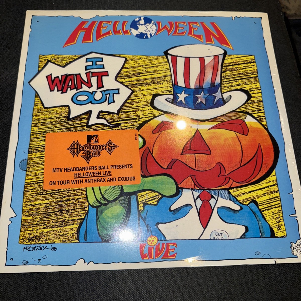Helloween - I Want Out Live - With Hype Sticker (Vinyl LP 12