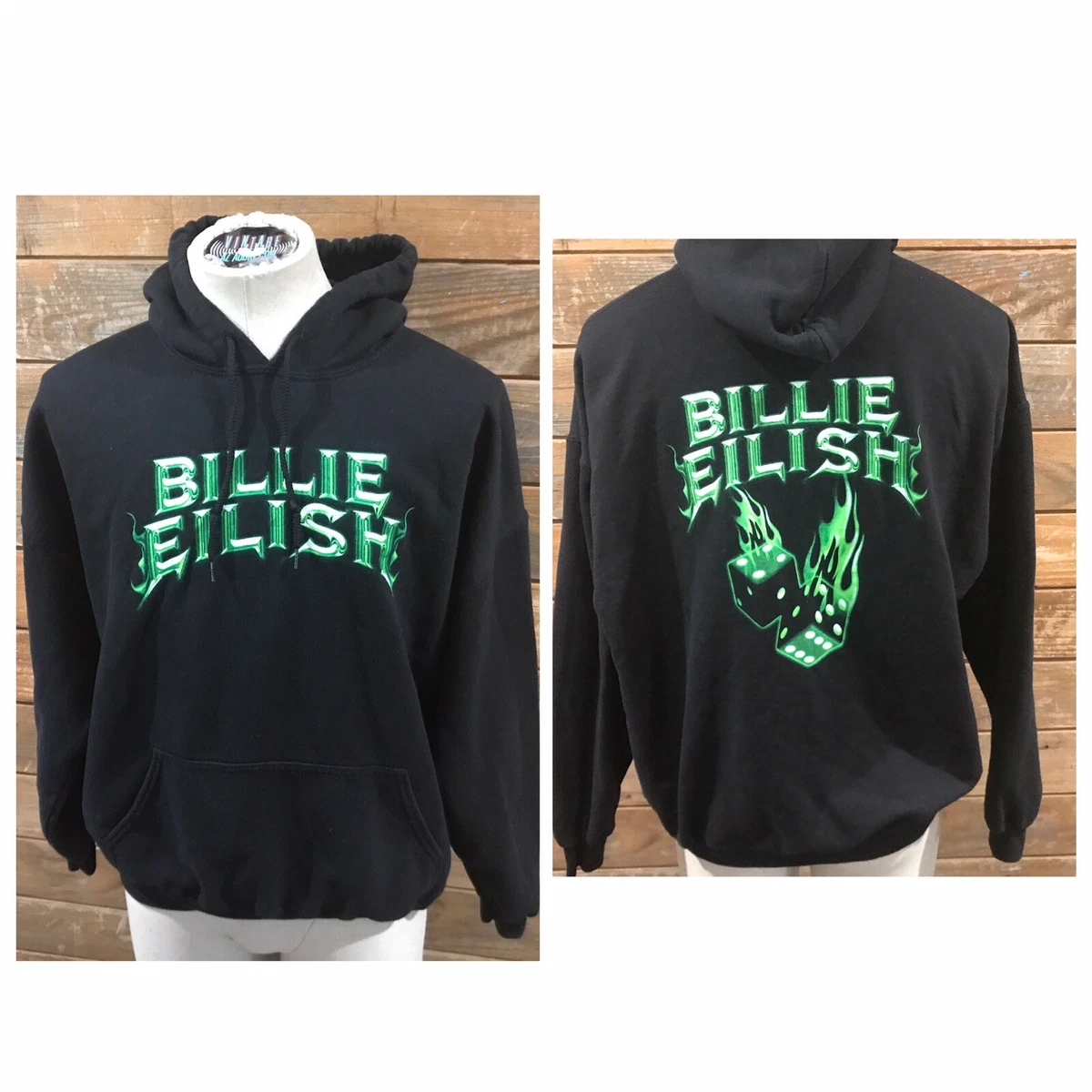 Billie eilish 2025 green sweatshirt
