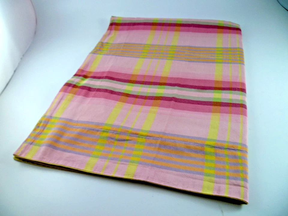 3 PIEZAS B+B CAMA BAÑO CERÁMICA GRANERO Funda de Almohada Falsa Cuadros Rosa Verde Lima 26X18 Foto 2 de 4