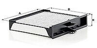 CUK 2430 Mann-Filter Filter, Luft Cicjout FüR Renault