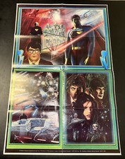 Superman Battlestar Galactica - Michael Saenz Art 1978 Magazine Pull Out Poster