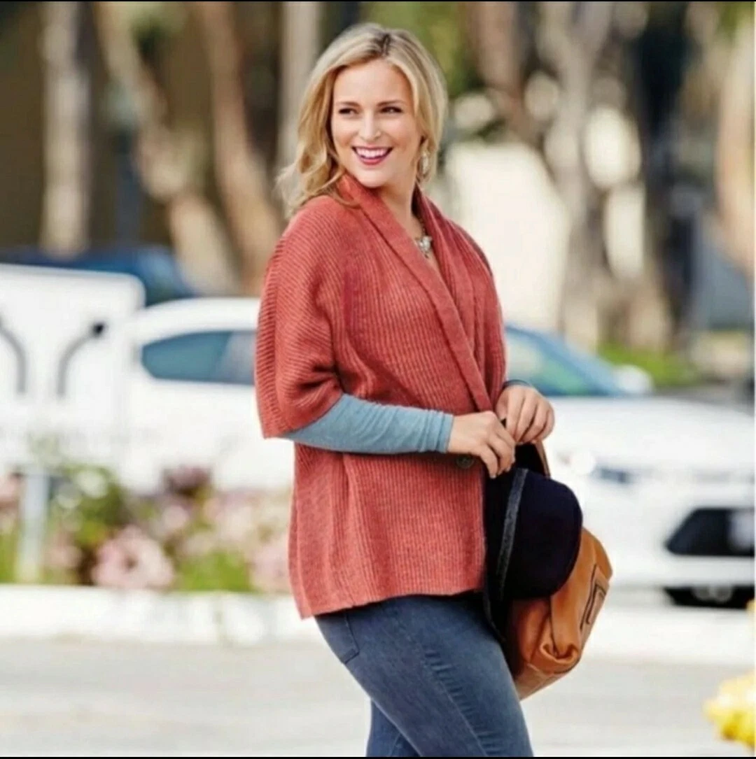 Short sleeve dolman cardigan shop