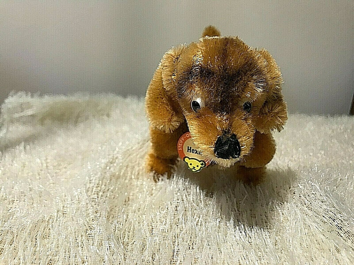 vintage steiff Stuffed animal -- Dog the Hexie | eBay