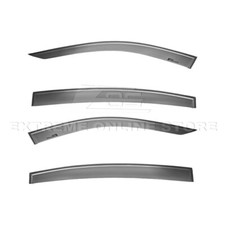Eos Visors For 20-up Cadillac Ct5 Smoke Tinted Side Vent Window Rain Deflectors